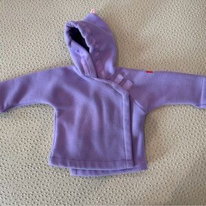 Kids Lilac Hooded Puffer Jacket